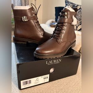 Lauren Ralph Lauren Eldridge boots Brown size 10